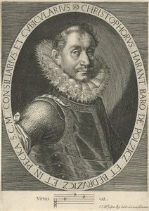 Porträt des Komponisten Krystof Harant 1564-1621, ca. 1600 von Aegidius Sadeler or Saedeler
