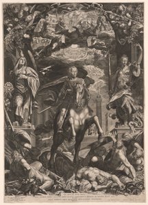 Kaiser Ferdinand II. zu Pferd