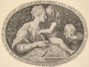 Madonna und Kind von Aegidius Sadeler II
