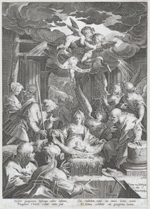Geburt Christi, 1588 von Aegidius Sadeler II