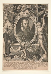 Porträt von Peter Brueghel dem Jüngeren von Aegidius Sadeler II