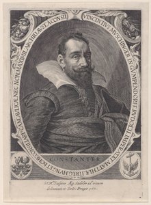 Vincenz Muschinger, Rat von Kaiser Rudolf II., 1611 von Aegidius Sadeler II