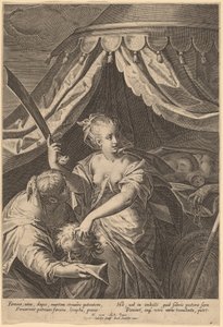 Judith mit dem Kopf des Holofernes von Aegidius Sadeler II, after Hans von Aachen