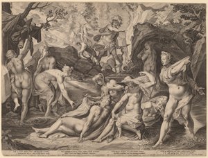 Diana von Actaeon überrascht