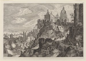 Felsige Landschaft in Böhmen