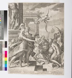 Athena führt die Malerei unter den Musen ein, ca. 1603