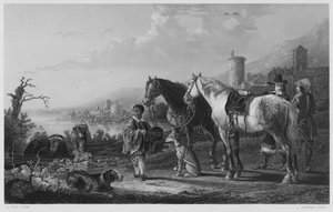 Der Neger-Page (Stich) von Aelbert (after) Cuyp