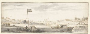 Das Graben des Mallegats außerhalb von Dordrecht, 1648