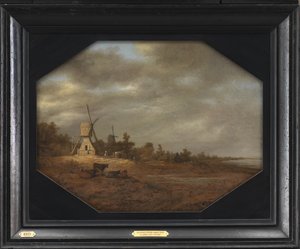 Landschaft mit Windmühlen von Aelbert Cuyp