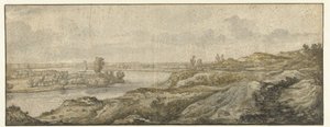 Landschaft mit einem Fluss