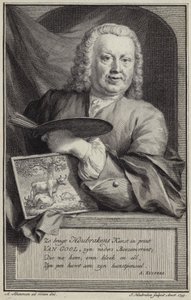 Porträt von Jan van Gool von Aert Schouman