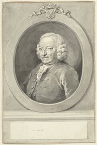 Porträt von Johan Hudde Dedel, im Oval, nach links