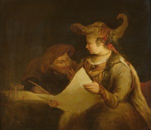 Esther und Mordechai, um 1685