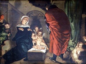 Geburt Christi von Aertgen Claesz van Leyden