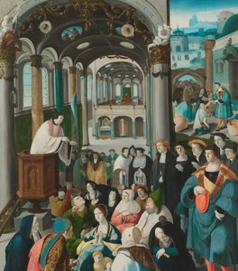Die Berufung des Heiligen Antonius von Aertgen Claesz van Leyden