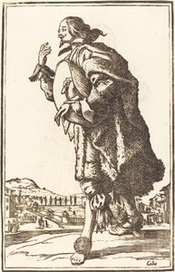 Edelmann mit Filzhut, Verbeugung