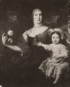 Doppelporträt von Maria van Berckel und ihrer Tochter von After Jan de Baen