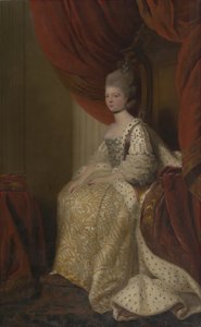 Charlotte Sophia von Mecklenburg-Strelitz (1744–1818), Königin von George III. von after Joshua Reynolds