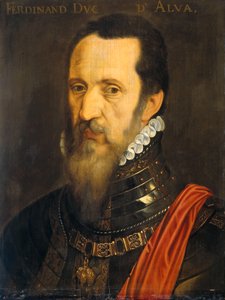 Porträt von Fernando Álvarez de Toledo (1507-1582), Herzog von Alba von After Willem Key