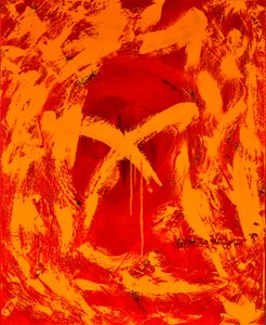 Rot 1, 2014 von Agnes Girardon