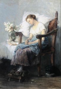 Schlafend von Agnes Grunenwald