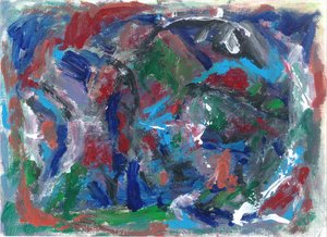 Lebendige Abstrakte Bewegung