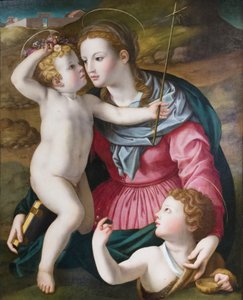 Madonna mit Kind und Johannes dem Täufer