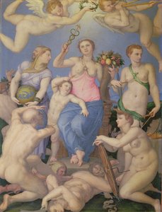 Allegorie des Glücks, um 1567 von Agnolo Bronzino