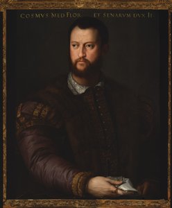Porträt von Cosimo I. de Medici von Agnolo Bronzino