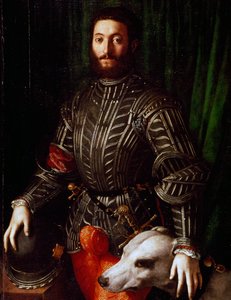 Porträt von Guidobaldo II della Rovere (Urbino, Pesaro-1514) von Agnolo Bronzino