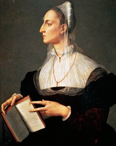 Porträt von Laura Battiferri (Urbino) von Agnolo Bronzino