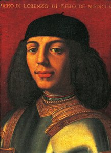 Porträt von Piero de Medici, auch bekannt als Piero der Unglückliche von Agnolo Bronzino