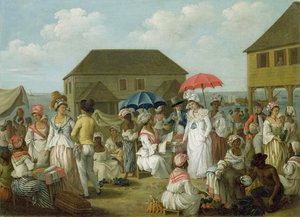 Leinenmarkt, Dominica, ca. 1780