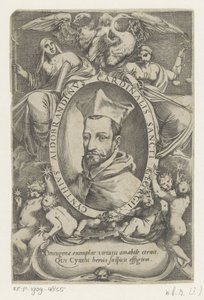 Porträt von Kardinal Cinzio Aldobrandini von Agostino Carracci (possibly)