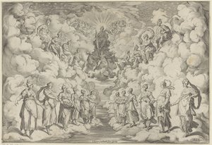 Harmonie der Sphären von Agostino Carracci