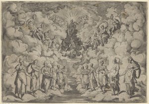 Harmonie der Sphären von Agostino Carracci