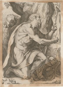 Heiliger Hieronymus von Agostino Carracci