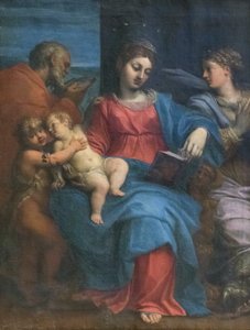 Heilige Familie mit der heiligen Margareta