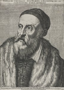 Porträt von Tizian, 1587