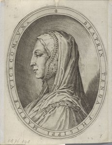 Porträt von Beatrice di Tenda