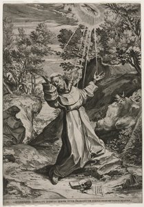 Der heilige Franziskus empfängt die Stigmata