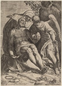 Pietà von Agostino Carracci after Veronese