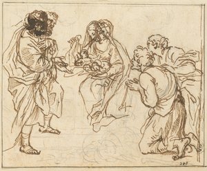 Die Anbetung der Hirten von Agostino Masucci