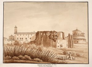 Hippodrom der Familie von Konstantin, Via Nomentana, 1833
