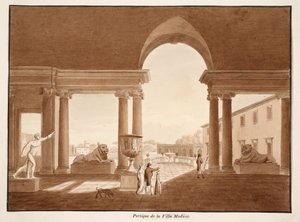 Portikus der Villa Medici, 1833
