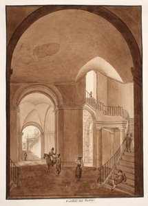 Das Garten-Vestibül des Palazzo Caetani all