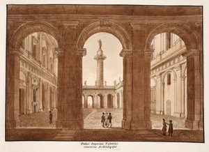 Das Palazzo Imperiali Valentini. Archäologische Restaurierung (1833)