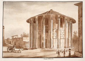 Der Tempel des Hercules Victor, 1833