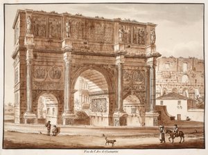 Ansicht des Konstantinsbogens, 1833