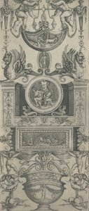 Ornamenttafel von Agostino Veneziano.